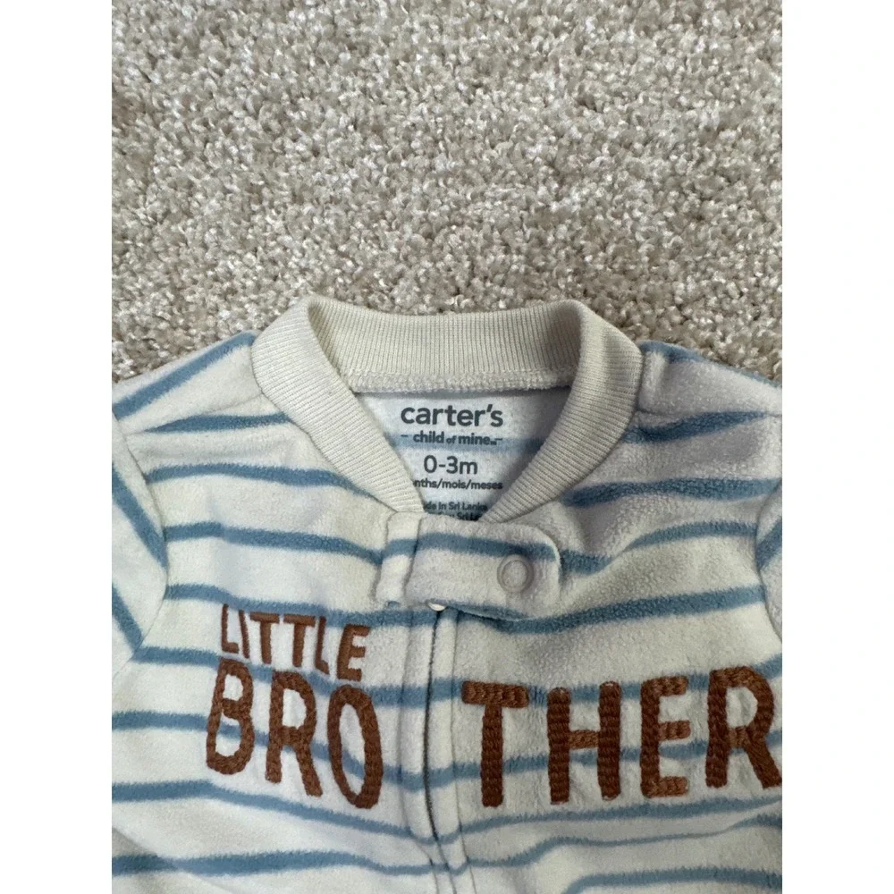 Carters Baby Boy Footed Pajamas Lot of 2